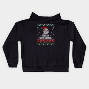 Anime Dog Ugly Christmas Sweater Kids Hoodie